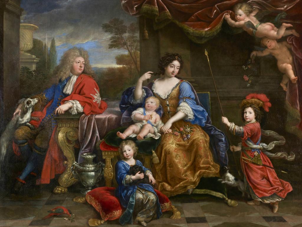 pierre mignard famille grand dauphin versailles restaure